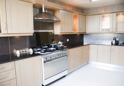 interior desing of a modern kitchen in a new apartment