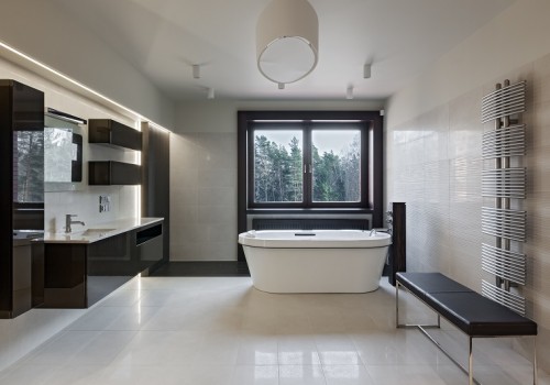 Luxury bathroom interior